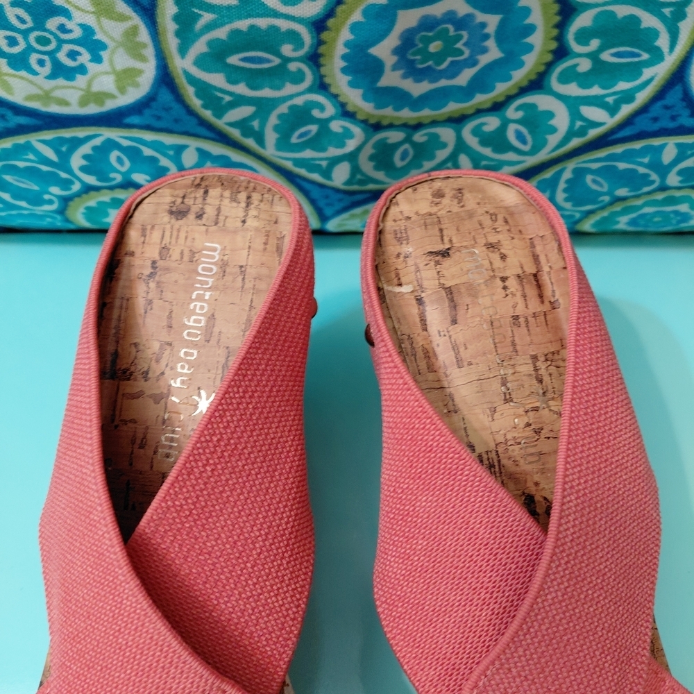 Montego Bay Club Coral Wedge Sandals - Picture 3 of 7